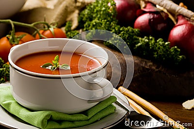 Tomato Soup Stock Photo