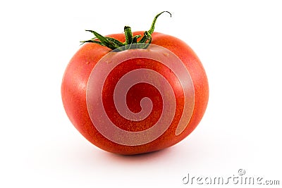 Tomato on white background photo. Beautiful picture, ba Stock Photo