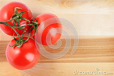 Tomatoes cherry branch Stock Photo