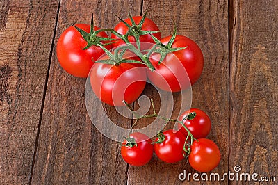 Tomatoes. Cherry tomatoes. Cocktail tomatoes. Fresh tomatoes on Stock Photo