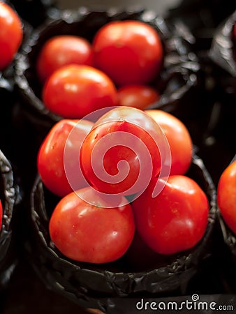 Tomatoes for Sale Stock Photo