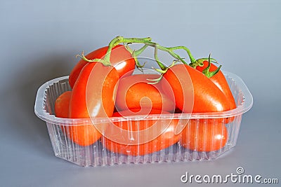 Tomatoes San Marzano, Campania, italy Stock Photo