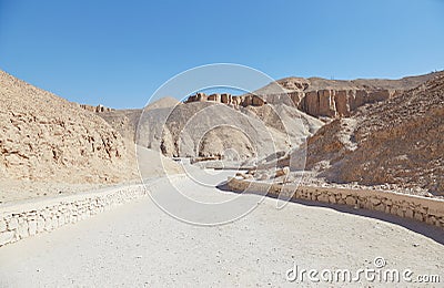 The Tomb of Ay of the 18th Dynasty Stock Photo