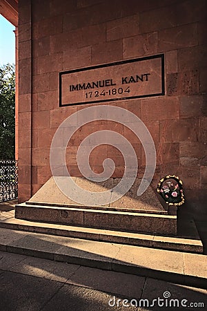 Tomb of Immanuel Kant Editorial Stock Photo