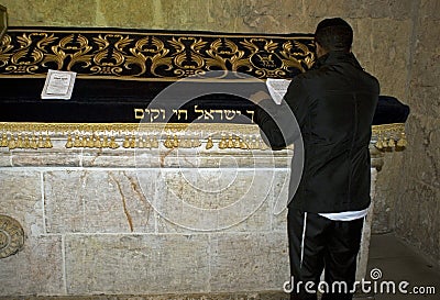 Tomb of King David, Jerusalem, Israel Editorial Stock Photo