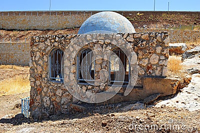 Tomb of Rabbeinu Behaye near Kadarim in the Galilee, Israel Stock Photo