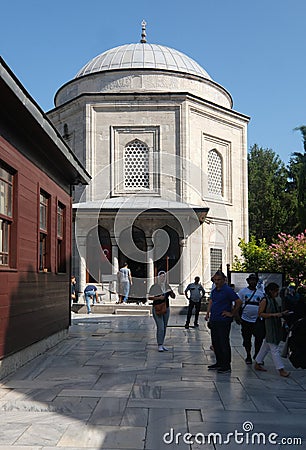 Tomb of Suleyman`s wife Hurrem in Istanbul Editorial Stock Photo