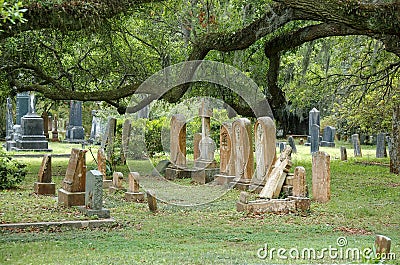 Tombs in St. Francisville Editorial Stock Photo