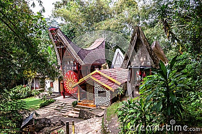 Tombs of Torajan in Sulawesi, Indonesia Editorial Stock Photo