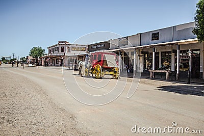 The Streets Of Tombstone Arizona Editorial Stock Photo