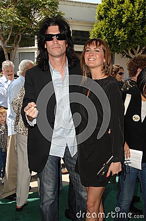 Tommy Thayer,Summer Mann Editorial Stock Photo
