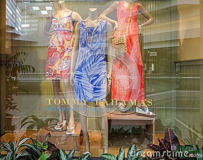 Tomy Bahama store Editorial Stock Photo
