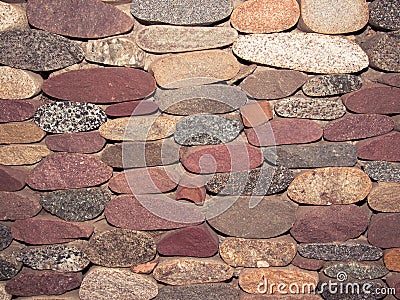 Toned image of a wall made of natural stone Stock Photo