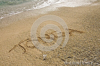 Tonga in the sand Stock Photo