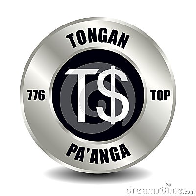 Tongan pa`anga TOP Vector Illustration