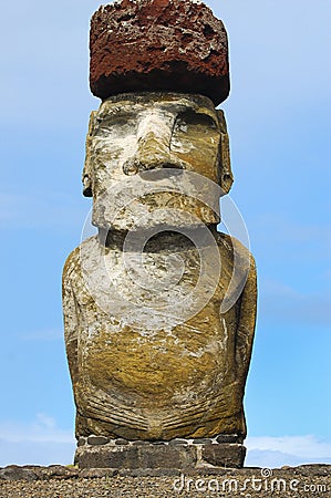 Tongariki Moai Stock Photo