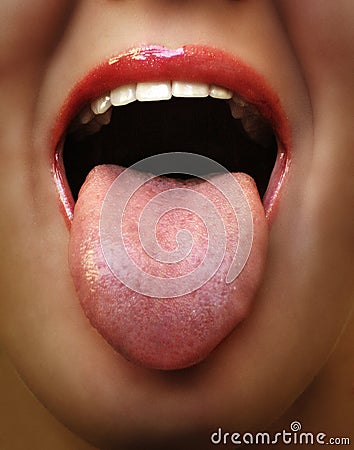 Rebel tongue Stock Photo