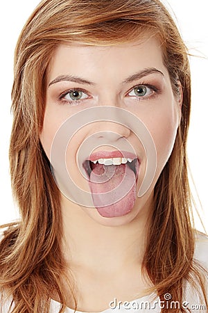 Tongue Stock Photo