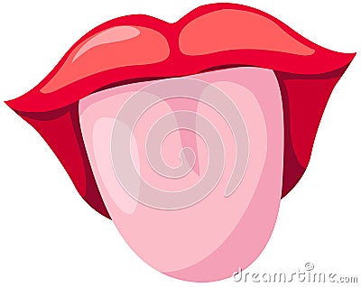 Tongue Vector Illustration