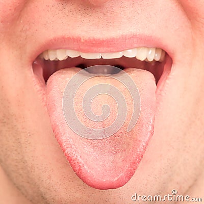 Tongue Stock Photo