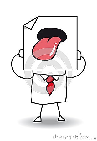 The tongue Vector Illustration