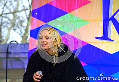Toni Dimitrova live performance Editorial Stock Photo