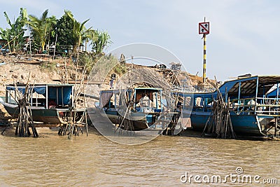 Tonle Sap Scenery Stock Photo