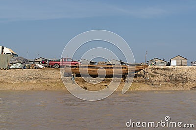 Tonle Sap Scenery Stock Photo