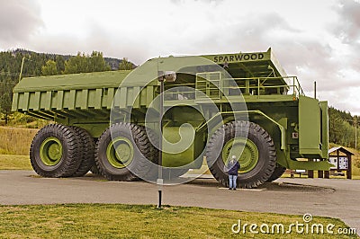Giant Titan mining haul truck Editorial Stock Photo