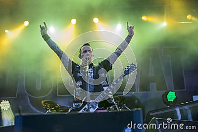 Tons of Rock 2014, Volbeat Editorial Stock Photo