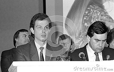 Tony Blair & Gordon Brown Editorial Stock Photo