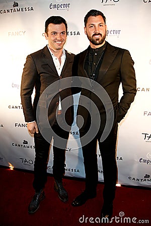 Tony Dovolani, Maksim Chmerkovskiy Editorial Stock Photo