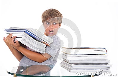 Too much information Stock Photo