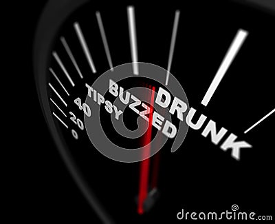 Too Much to Drink - Alcoholism Stock Photo