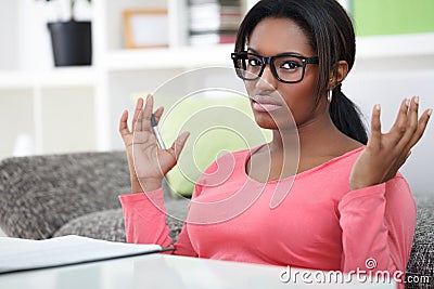 Too much to learning Stock Photo