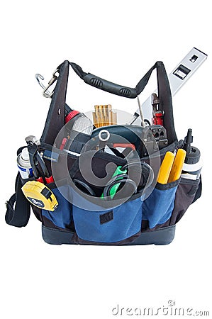 Tool bag Stock Photo