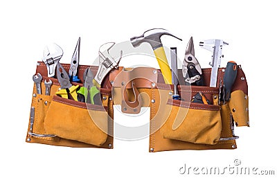 Tool belt Stock Photo