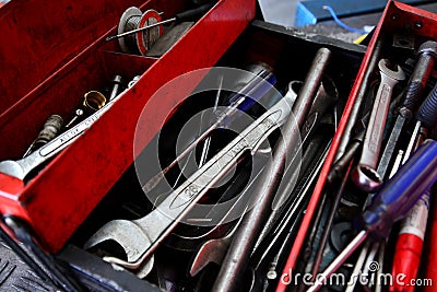 Tool box Stock Photo