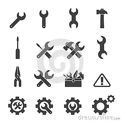 Tool icon set Vector Illustration