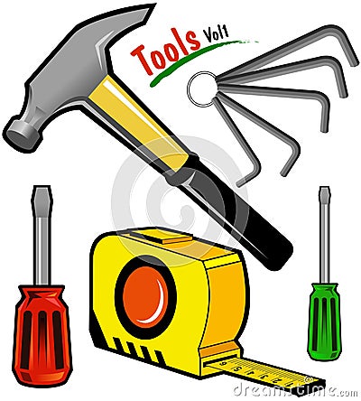 Tool kit Stock Photo