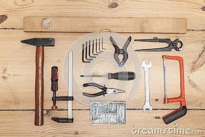 Tool kit Stock Photo