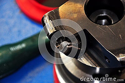 Tool wear Stock Photo