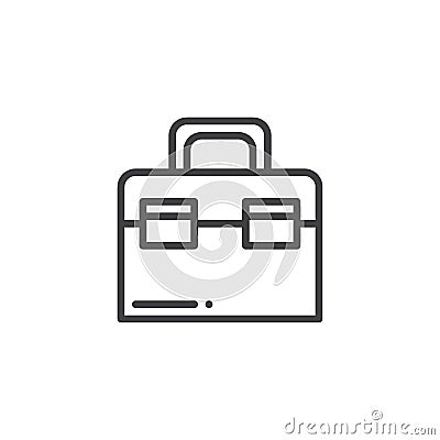 Toolbox line icon Vector Illustration