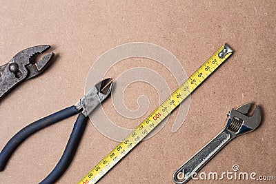 Tools Background Concept Stock Photo