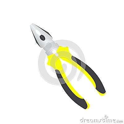 Combination pliers vector graphic design. EPS10. Vector Illustration