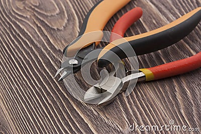 Tools for electricians. Stock Photo