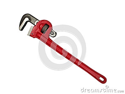 Tools - end pipe wrench Stock Photo