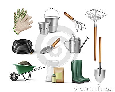 Tools for gardening Vector Illustration