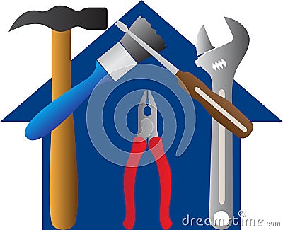 Tools home Vector Illustration