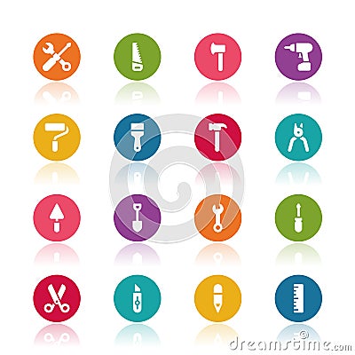 Tools icons Vector Illustration